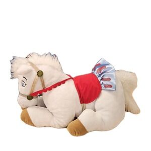 Disney Store 24" White Horse Plush Classic Disney / Snow White Prince